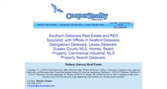 Desktop Screenshot of cooperealty.com