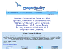 Tablet Screenshot of cooperealty.com